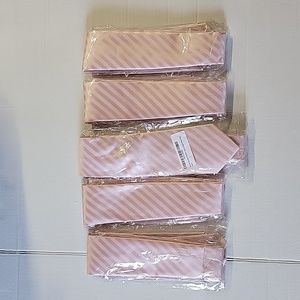 5 Blush pink men's neck ties Puccini